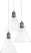 BERGANTES - Hanglamp 3 lampen - Transparant - Glas
