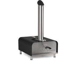 Diavola Pizzapelletoven met pizzasteen thermometer roestvrij staal