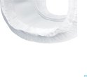Gedetailleerde close-up van de zachte, absorberende binnenkant van een TENA Flex incontinentieslip.