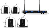 UHF-550-2 Quartett2 4-kanalen UHF-draadloze microfoon-Set