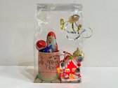 Cadeau de Noël - tasse avec Père Noël et boule de pain d'épices - paquet cadeau - Cadeau - tasse de Noël - 11 oz - 200 ml - tasse à café et à thé - Père Noël - avec ornement LED