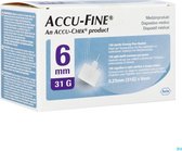 Accu-Fine 0,25mm (31G) x 6mm