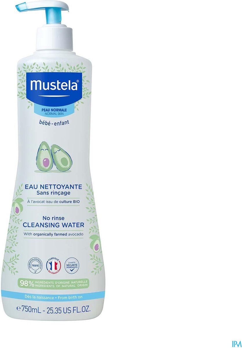 Mustela - Mustela Sans Rinçage de Bébé Nettoyage L'eau avec Avocat