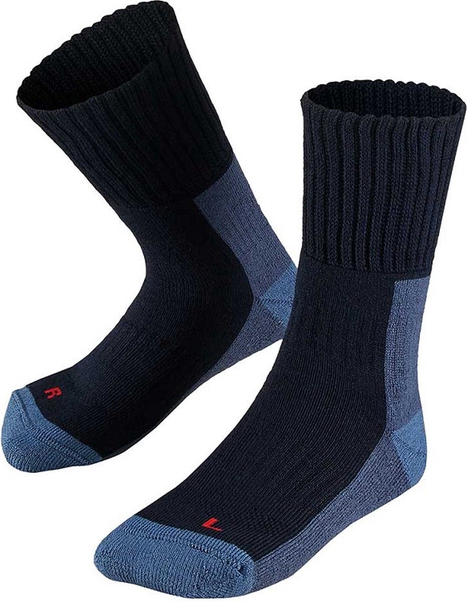 Morethansocks - Wandelsokken Unisex - Multi Blauw - 39/42 - 4-Paar - Wandelsokken dames - Wandelsokken heren