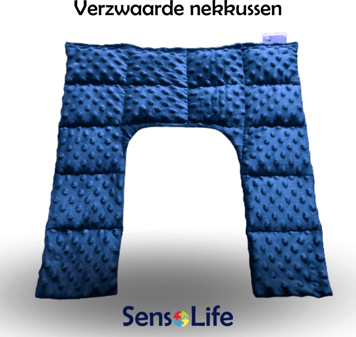 Goedkoopste Verzwaarde Nek- en schouderkussen - 4 kg - donkerblauw - Schoudersgewichten