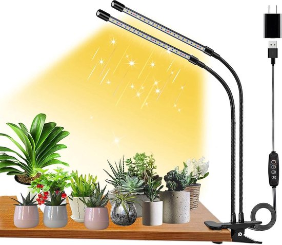 FANHAO LED-groeilampen voor kamerplanten, full spectrum LED-plantenlamp