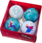 Disney Frozen Kerstballen - Elsa Olaf Anna - Kerstversiering - set van 4