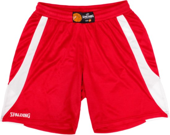 Spalding Jam Basketbalshort Dames - Rood / Wit | Maat: M