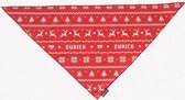 Dukier - Honden bandana - halsdoek - Kerst - rood