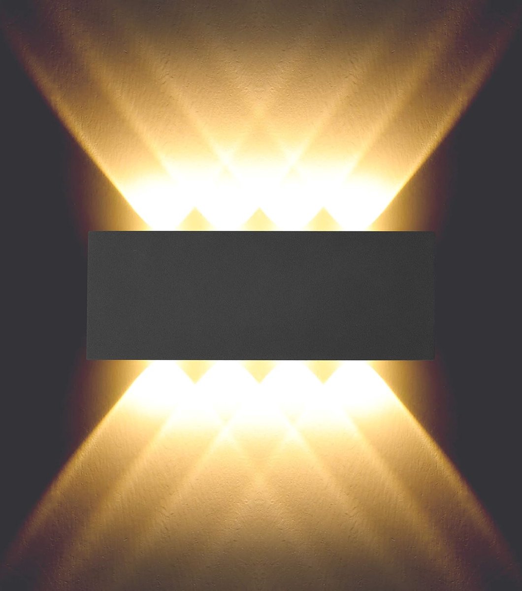Wandlamp - Led Wandlamp - 8W - voor Binnen/Buiten - Aluminium Inbouwspot - Waterdicht - Hanglamp