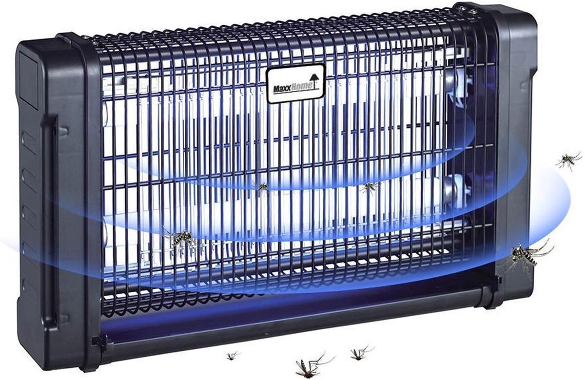 Bol.com MaxxHome GC2-16 Vliegenlamp - Insectendoder – Muggenlamp – 2x LED - 4000 Volt - tot 50 m² aanbieding