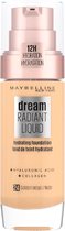 Maybelline New York - Dream Radiant Liquid - 024 Golden Beige - Foundation Geschikt voor de Droge Huid met Hyaluronzuur - 30 ml