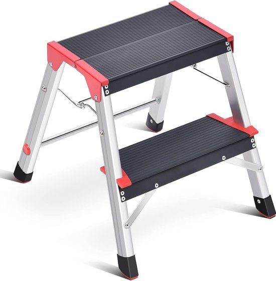 Joparri Aluminium telescopische ladder, uittrekbare, antislip aluminium ladder, multifunctionele staande ladder, 150 kg belastbaarheid, 4,4 m
