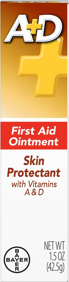A+D - First Aid Ointment - Dry Skin Moisturizer - Skin Protectant - Huidbeschermer - snijwonden, schrammen, brandwonden - Hydrateren van droge huid - 42.5g