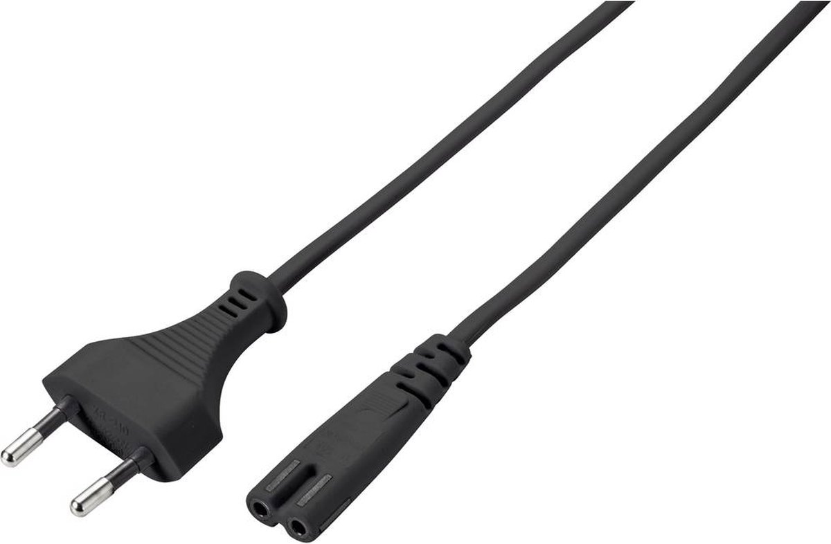 Sygonix SY-5043504 Stroom Netkabel Zwart 3.00 m