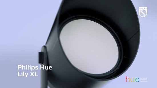Faretto Da Giardino Philips Hue Lily XL Set Base | Antracite, Luce Bianca E Colorata, 16 Milioni Di Colori | Alimentatore Incluso, Bassa Tensione, Controllabile Via App O Voce