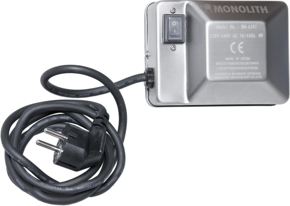 Rotisserie Motor 220V - 1,5m Snoer - Perfect voor Monolith Classic & LeChef - Kamado BBQ Spit