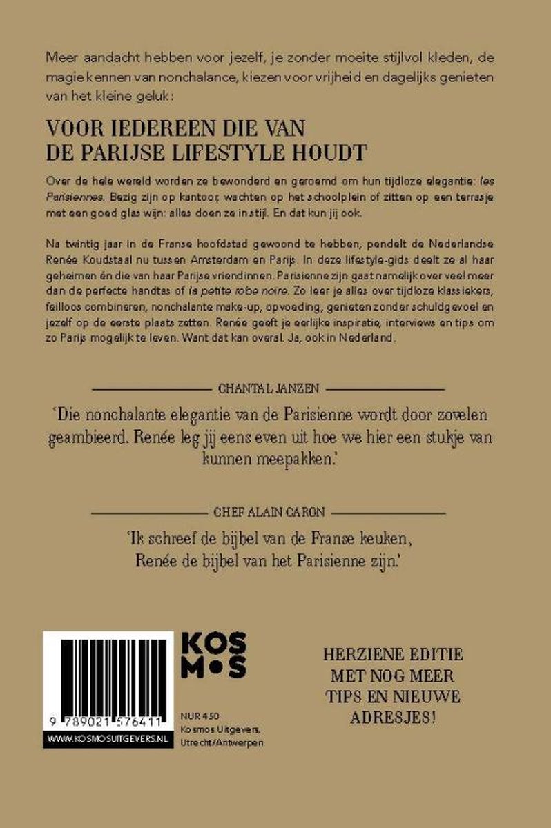 Leef als een Parisienne - back cover