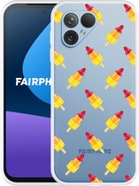 Cazy Hoesje geschikt voor Fairphone 5 Raketjes