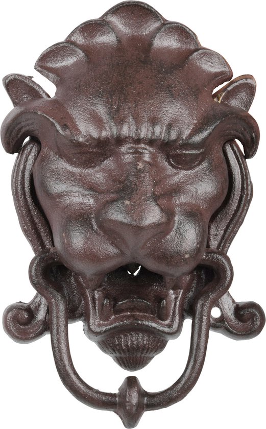 Heurtoir de porte Tête de lion en fonte