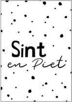 Ansichtkaart Sint en Piet