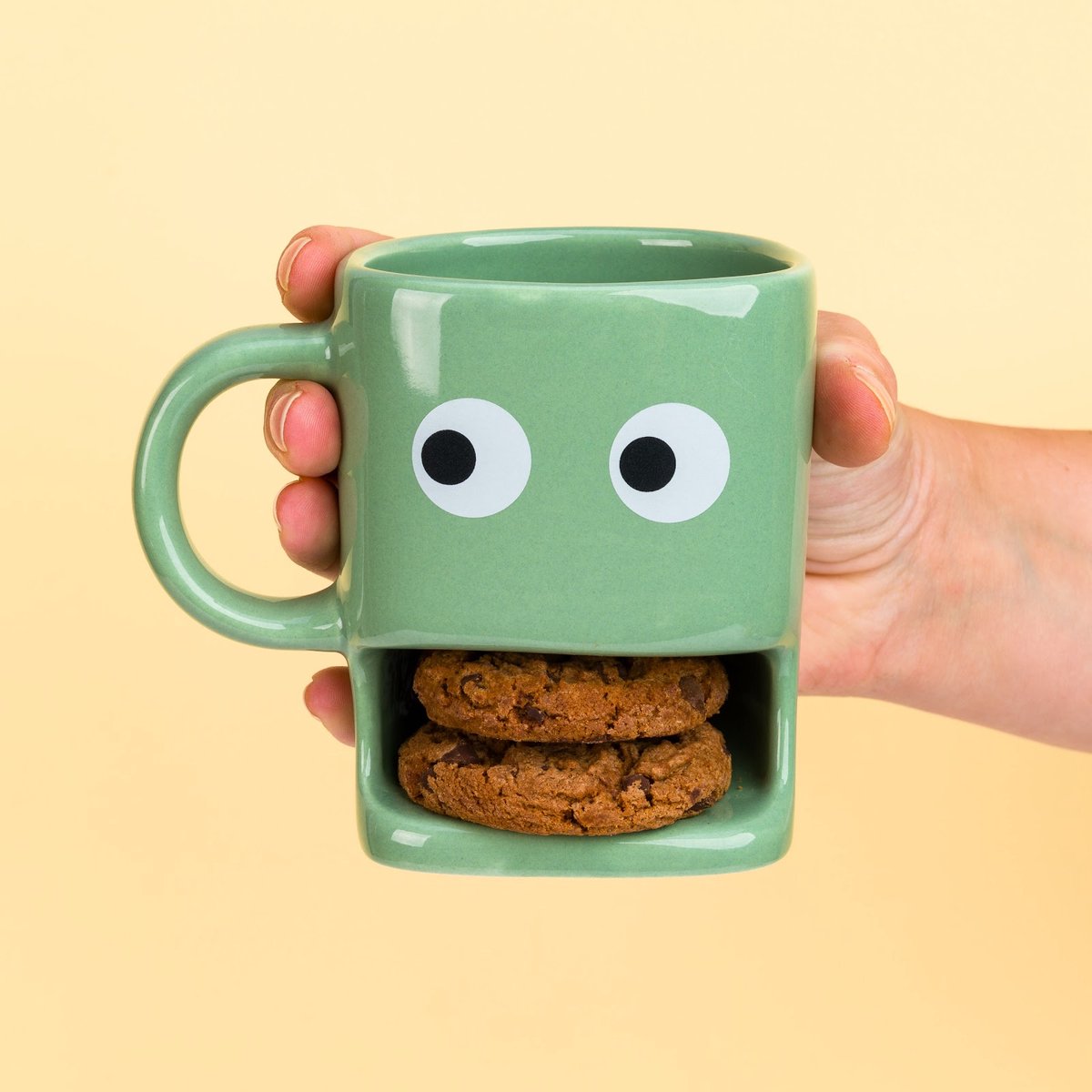 Koekjesmok Met Ogen - Groen van Fisura