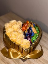 Chocolade Hart Geschenk - Giftpack Geschenk - Valentijn cadeau - Ferrero Rocher Valentijn Cadeau - Valentijnsdag Geschenk - Kerstcadeau - Kerst - Moederdag - Vaderdag - Verjaardag