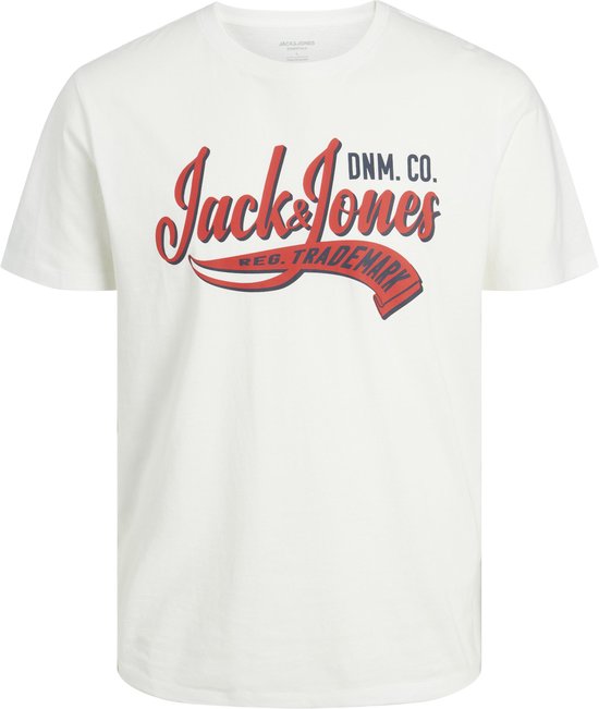 JACK&JONES JUNIOR JJELOGO TEE SS NECK 2 COL 23/24 NOOS JNR Jongens T-shirt - Maat 128