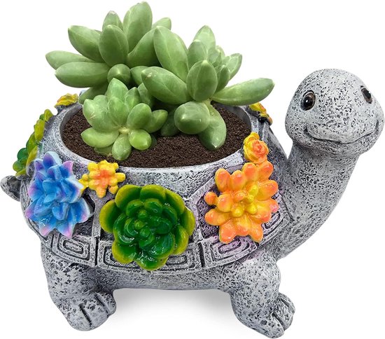 BESPORTBLE Cartoon Konijn Bloempot Voor Tuin Creatieve Decoratie Voor Balkon Buiten Uniek Stijlvol Plantenbakje Voor Vetplanten Cactussen Pasen Tuinontwerp Decoratie