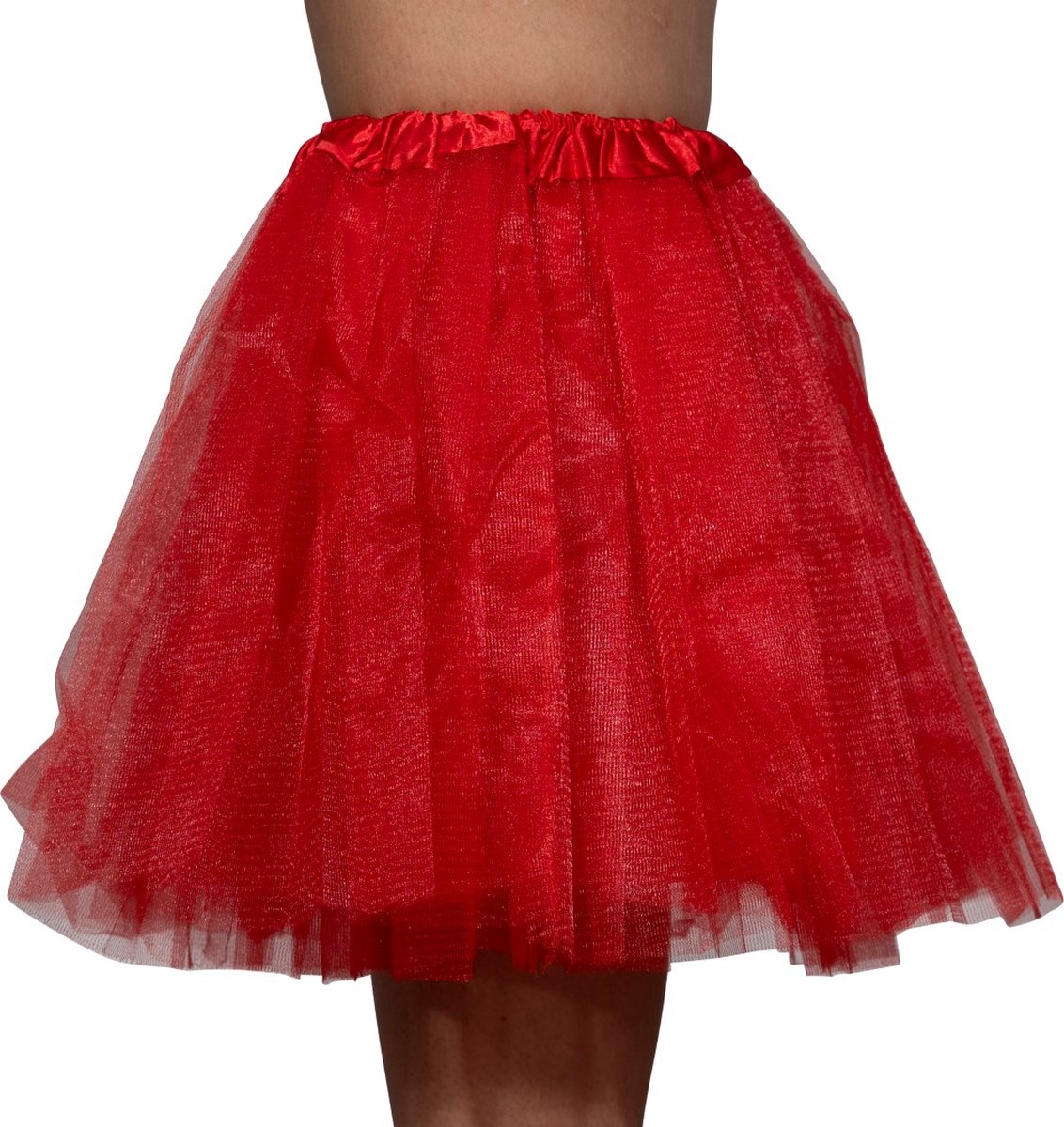 Tutu - Met glitters - Tule rokje - Petticoat - Kinderen - Meisjes - Rood