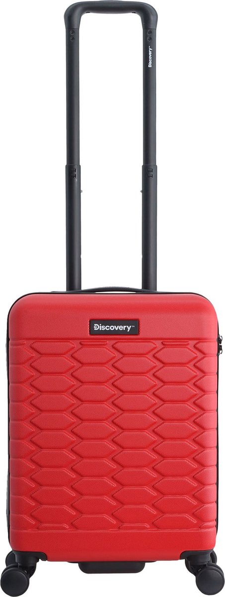 Discovery harde Handbagage Koffer / Reiskoffer - Reptile - 54.5 cm (S) - Rood - Rood / Small