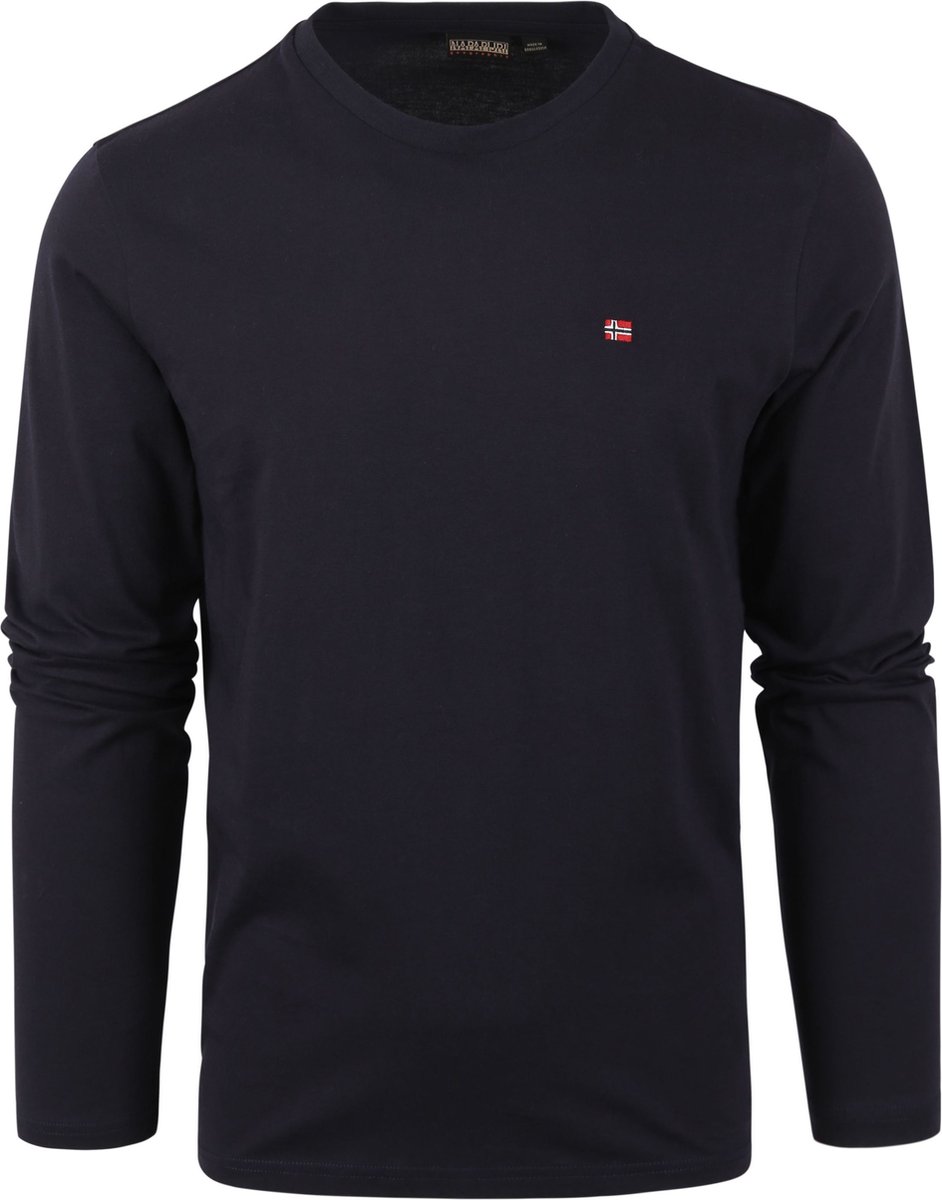 Napapijri Salis T-shirt Donkerblauw Heren – Regular-fit