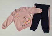 Unisex 2 delige set maat 86 - sweater en broek - kids - kinderen -jongen meisje - kleuren varianten