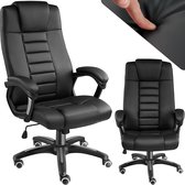 tectake® - Luxe design Bureaustoel directie kantoorstoel directiestoel - Zwart
