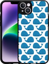 Cazy Hardcase Hoesje geschikt voor iPhone 14 Plus Whales