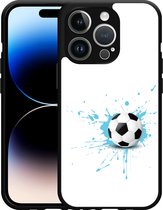 Cazy Hardcase Hoesje geschikt voor iPhone 14 Pro Soccer Ball