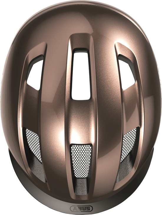 Fietshelm ABUS PURL-Y metallic copper L - 57-61 cm - bruin - Geschikt voor gebruik op speed pedelecs - elektrische fietsen - snorfietsen - NTA-8776 340 g — afbeelding 4