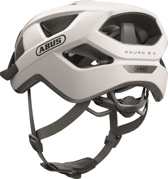 Fietshelm ABUS ADURO 3.0 polar white L - 58-62 cm - wit - Geschikt voor gebruik op elektrische fietsen - stadsfietsen - 320 g — afbeelding 5
