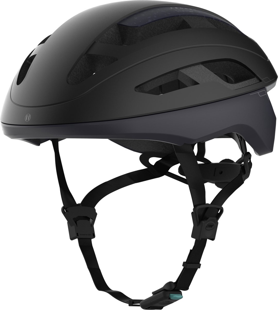 CRNK Angler Fietshelm – Volwassenen – 180 gram – Reflecterend – Zwart - Maat M - Verstelbaar - 12 Ventilatiegaten - Heren Dames - Racefietshelm - 54 - 57 cm