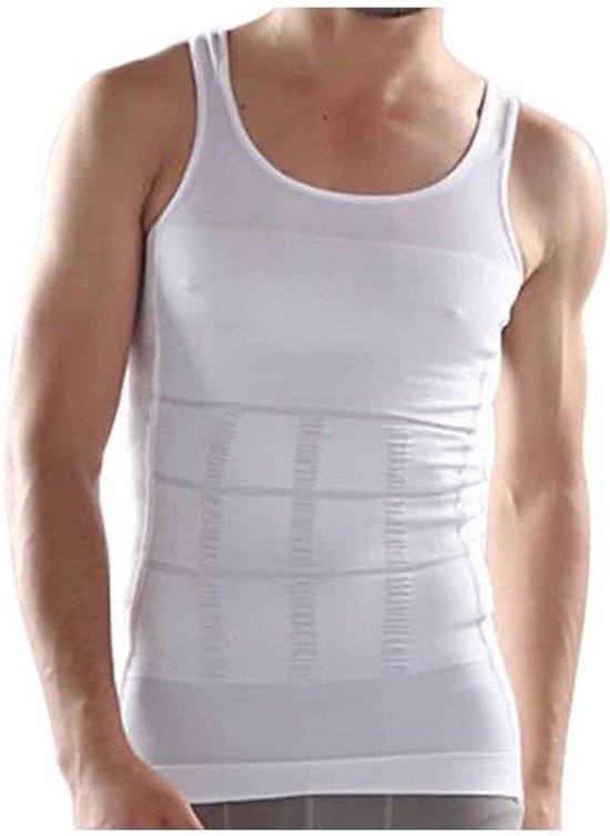 Go Go Gadget - Chemise Shapewear pour Homme Shapewear - Wit - Taille M