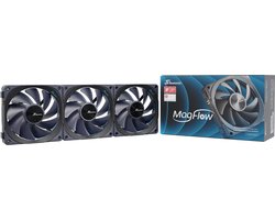 Seasonic Magflow 3-fan kit - Ventilatorhuis 120mm - 2.000rpm - 63.3 CFM - zwart