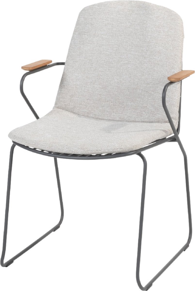4 Seasons Outdoor Veneto chaise de jardin empilable - anthracite