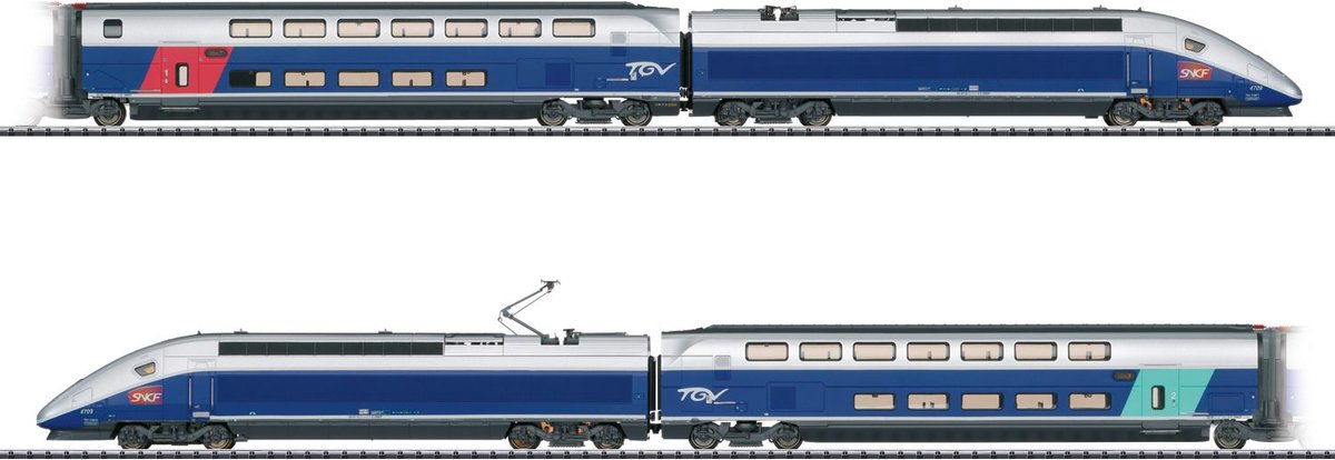 Trix Hogesnelheidstrein TGV Euroduplex T22381 - Trix