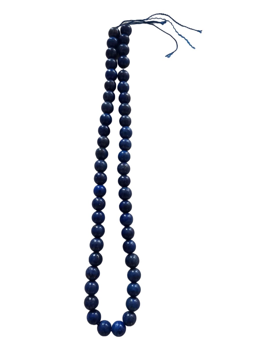 Baylina® losse streng (half)edelstenen Lapis Lazuli 0,7 cm rond 40 cm