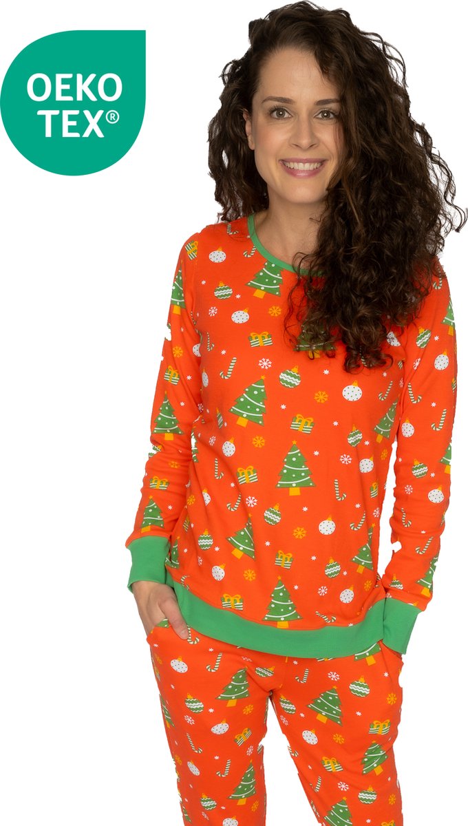 Happy Pyjama's | Kerst pyjama familie | Happy Pyjama's | Dames maat: M (XS- XXL)