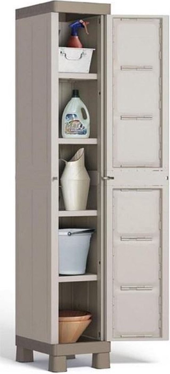 Kis kunststof kast Excellence XL hoog, 1 stuk, zandkleurig, 9680000 0313 02