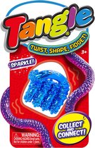Tangle Jr. Sparkle Blue - Fidget Toy - Blauw - Voor jongens en meisjes - Geschikt vanaf 3 jaar