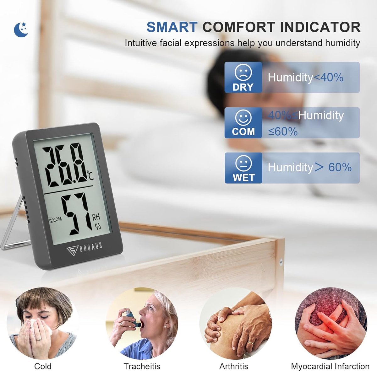 Thermometers, hygrometers of barometers kopen? Electronic