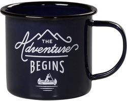 Gentlemen's Hardware Adventure Begins Emaille Mok - Blauw