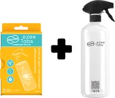 EzeeTabs Badkamerreiniger Starterset - Inclusief herbruikbare PET fles - 2-Pack - Cleaning Tabs - 2x 750ml